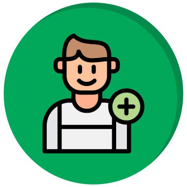 Avatar simgesi, vektör illüstrasyonu