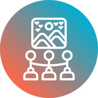 seo modern simgesinin vektör illüstrasyonu