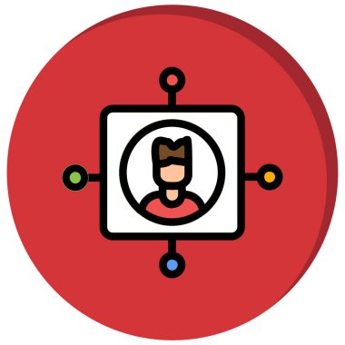 seo modern simgesinin vektör illüstrasyonu