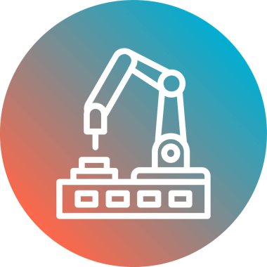 Modern simgenin vektör illüstrasyonu