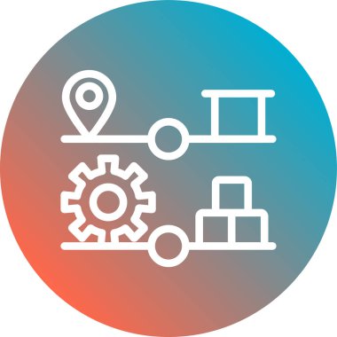 seo modern simgesinin vektör illüstrasyonu