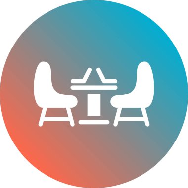 koltuk simgesi vektör illüstrasyonu