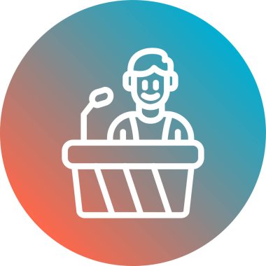 Modern b 'nin vektör illüstrasyonu eksik simgesi