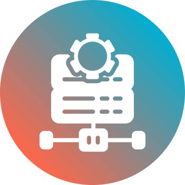 Modern bir simgenin vektör illüstrasyonu