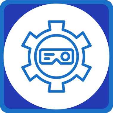 dişli simgesi vektör illüstrasyonu