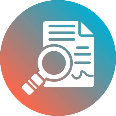 belge simgesi vektör illüstrasyonu