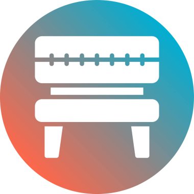 Mobilya simgesinin vektör illüstrasyonu