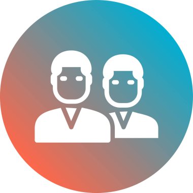 iş simgesi soyut bir grupta izole edildi