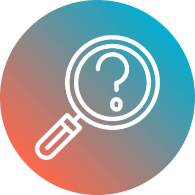 Soru işareti vektör illüstrasyonu