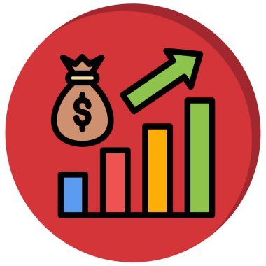 Grafik düz vektör simgesi