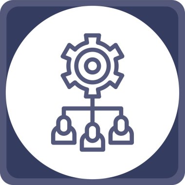 dişli vektör simgesi modern illüstrasyon