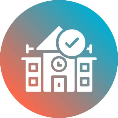 Ev simgesinin vektör illüstrasyonu