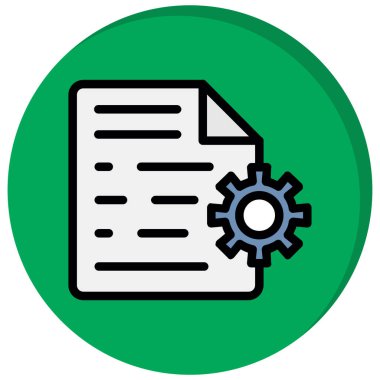 Dosya simgesi, vektör illüstrasyon tasarımı