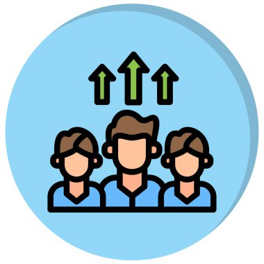 İnsan simgesinin vektör illüstrasyonu