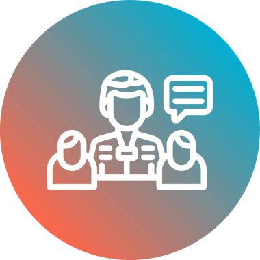 iş adamı simgesi vektör illüstrasyonu