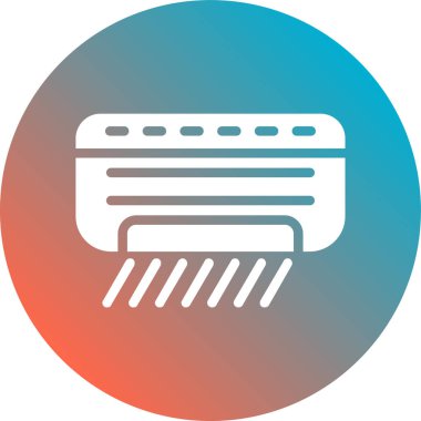 Kredi kartı düz yuvarlak vektör simgesi