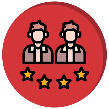 Müşteri geribildirimi. Basit illüstrasyon