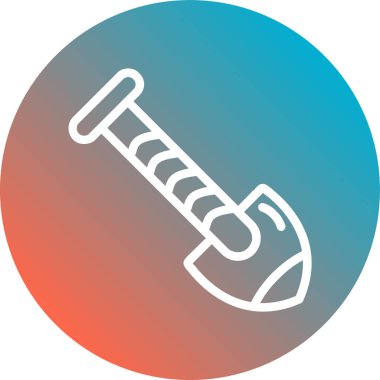 Tek bir kemik simgesinin vektör illüstrasyonu