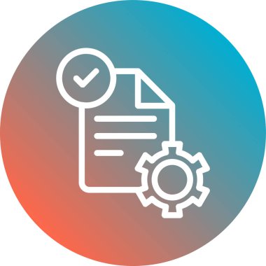 Belge. Web simgesi basit tasarım