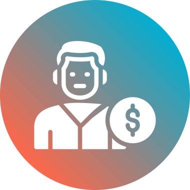 para düz ikon vektör illüstrasyonu