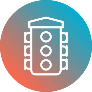 Vektör illüstrasyonu, simge ögesi arkaplanı