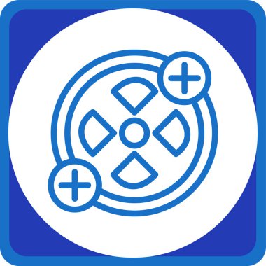 Modern bir simgenin vektör illüstrasyonu