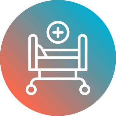 Hastane Simgesi Vektör İllüstrasyonu