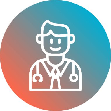 Doktor Simge vektör illüstrasyonu