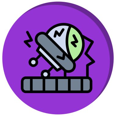 Uydu. Web simgesi basit illüstrasyon