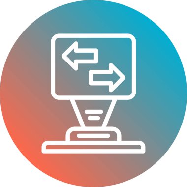 Seo simgesinin vektör illüstrasyonu