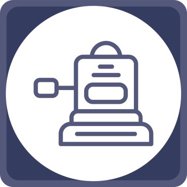 Modern b 'nin vektör illüstrasyonu eksik simgesi