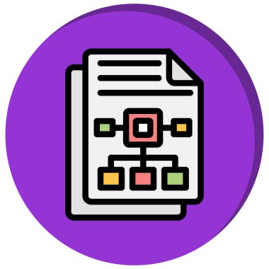 Yazıcı. Web simgesi basit illüstrasyon