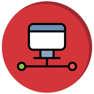 seo modern simgesinin vektör illüstrasyonu