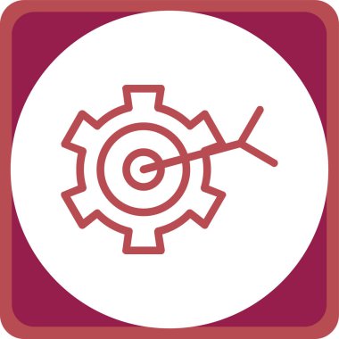 Dişliler. Web simgesi basit illüstrasyon