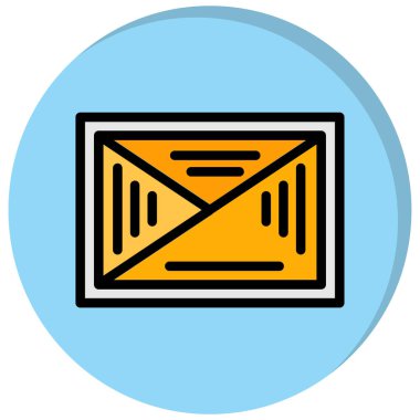 e- posta simgesi, modern tasarım illüstrasyonu