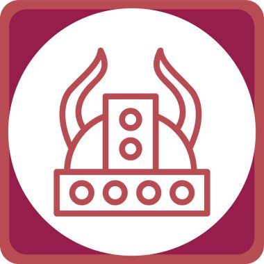 Yangın. Web simgesi basit illüstrasyon