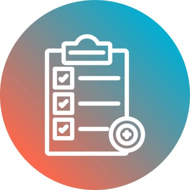 Belge. Web simgesi basit illüstrasyon