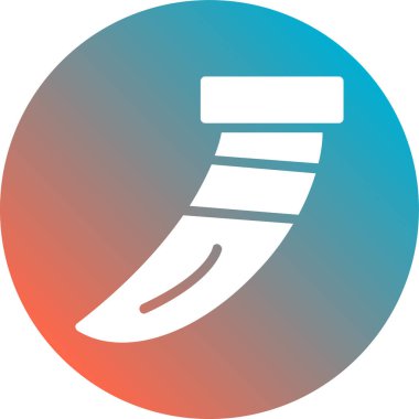 Bir bayrak simgesinin vektör illüstrasyonu