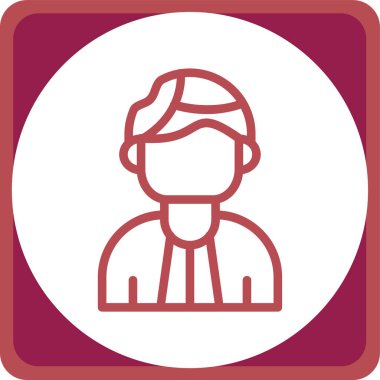 man simgesi vektör illüstrasyonu