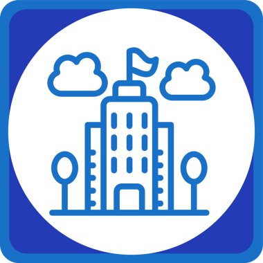 Yapı simgesinin vektör illüstrasyonu