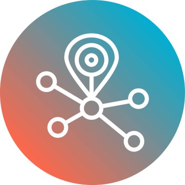 seo modern simgesinin vektör illüstrasyonu