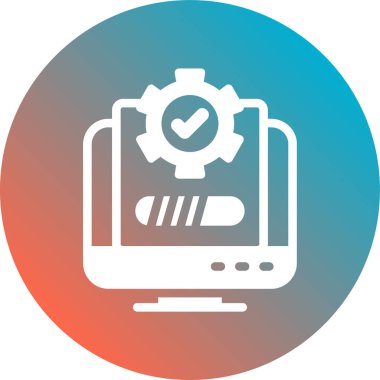 seo modern simgesinin vektör illüstrasyonu