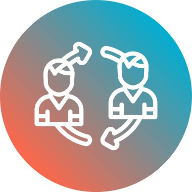 Şapkalı bir adamın vektör çizimi