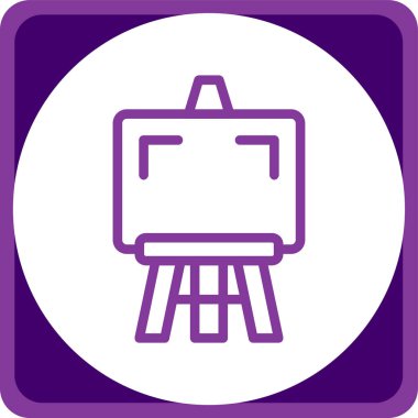 sırt çantası simgesi vektör illüstrasyonu