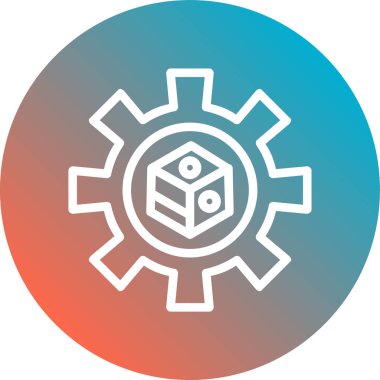 vektör ayarı simgesi, vektör illüstrasyonu