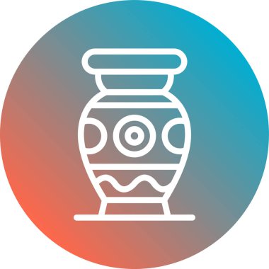 Modern simgenin vektör illüstrasyonu