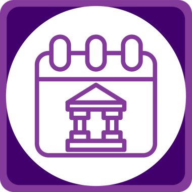 Modern yapı simgesinin vektör illüstrasyonu