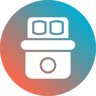 Gaz sobası vektör çizim