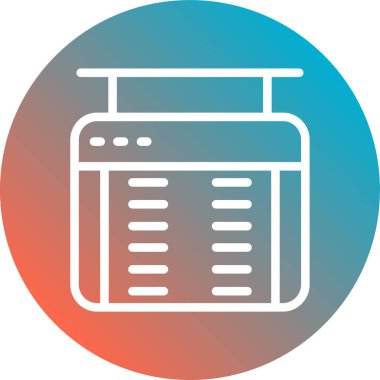 Modern b 'nin vektör illüstrasyonu eksik simgesi