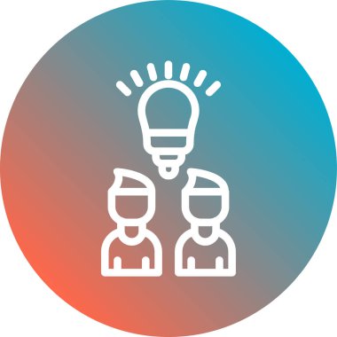 Vektör lamba simgesi, vektör illüstrasyonu